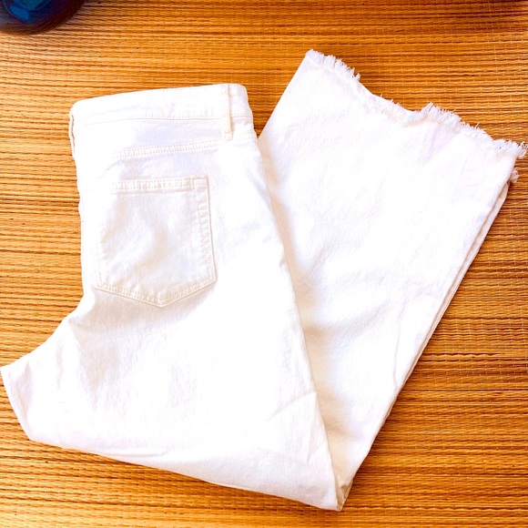 Lot of 2 wide leg jeans Old Navy / LOFT jeans - Picture 6 of 11